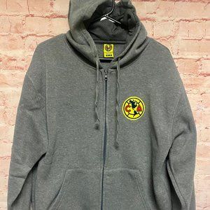 Mens Sweater Size M Gray Club America Official Merchandise